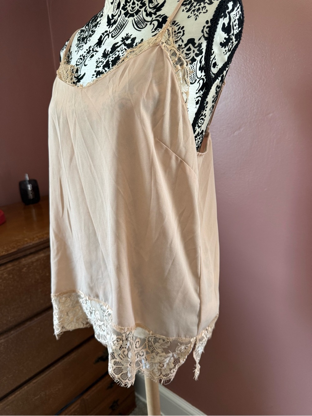 Lace Trim Cami - Picture 2 of 8